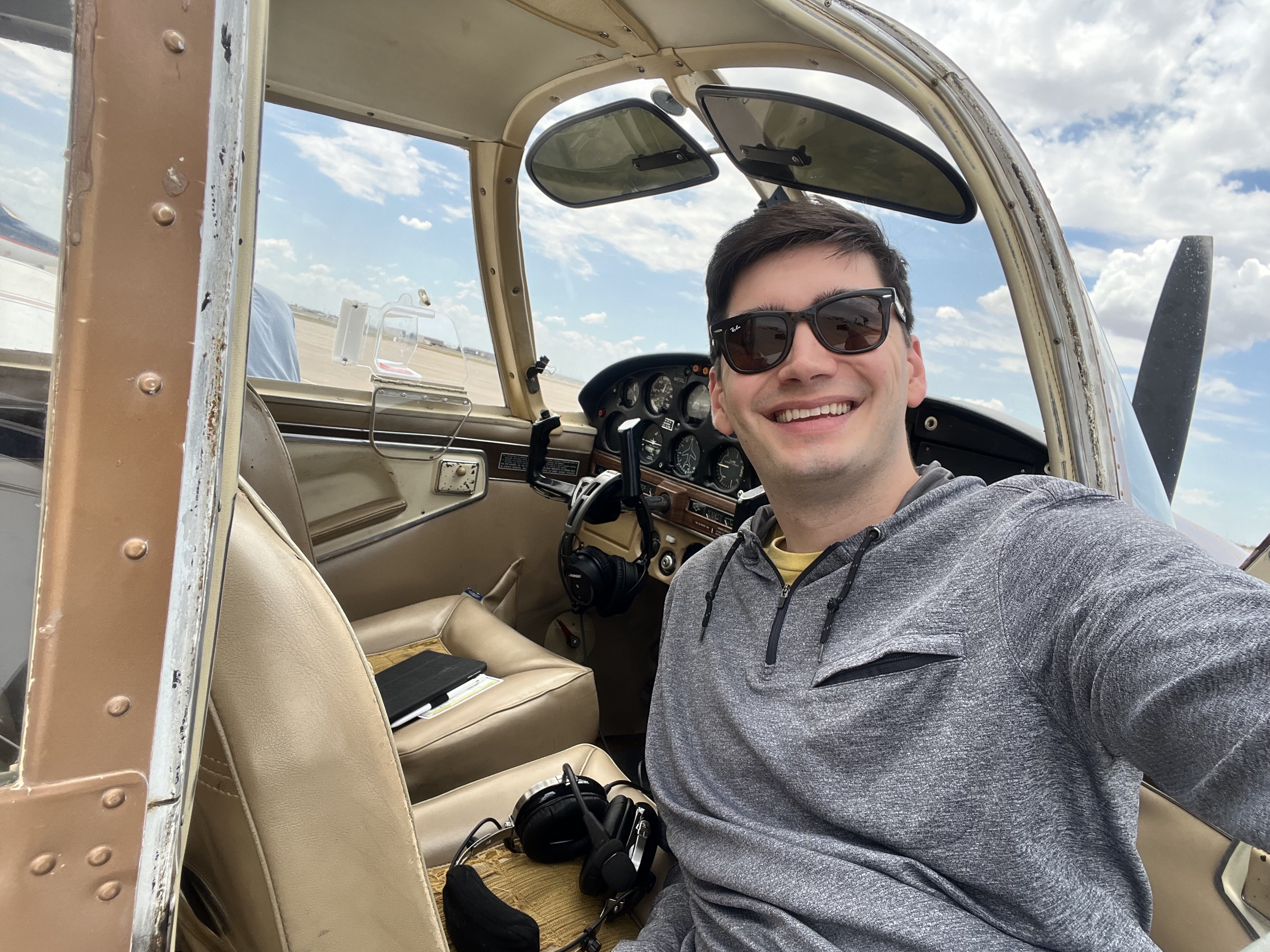 Pre-flight Selfie Pre-flight Selfie